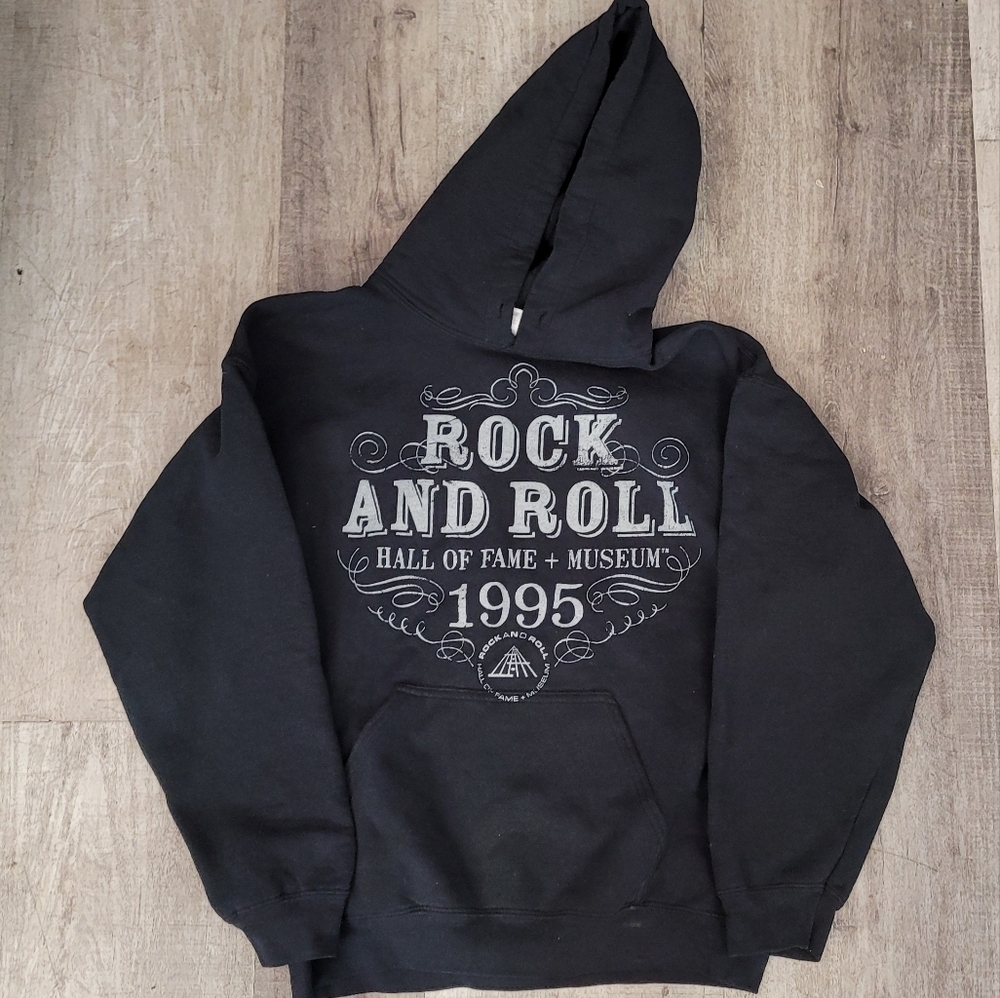 Rock & roll hall of fame hoodie men's medium @rack
